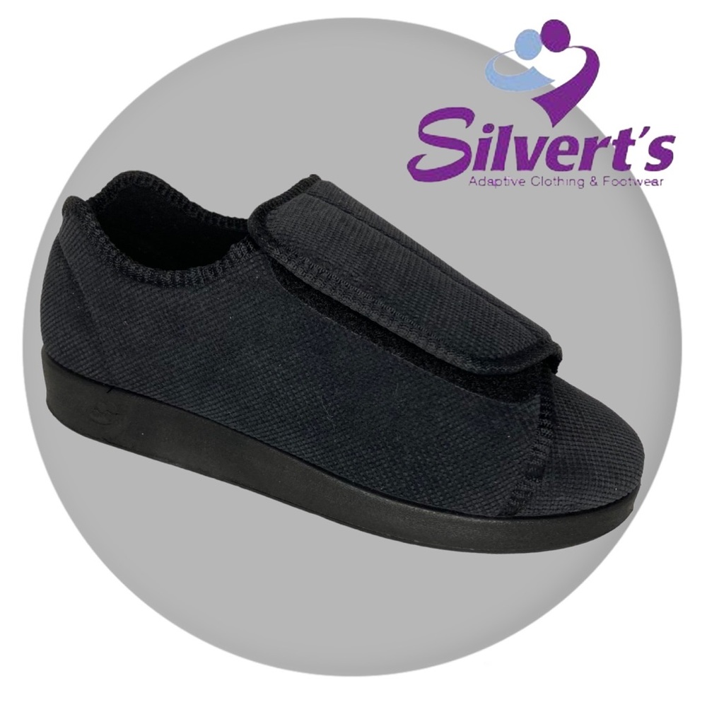 Silverts Unisex Extra Wide Slip Resistant Diabetic Slippers Womens 9 Men’s 7